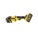 DEWALT Akumulátorová uhlová brúska 125 mm 18 V bez uhlíkovej kefky (2 x 9,0 Ah akumulátor + nabíjačka) DCG418X2