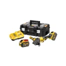 DEWALT Akumulátorová uhlová brúska 125 mm 18 V bez uhlíkovej kefky (2 x 9,0 Ah akumulátor + nabíjačka) DCG418X2