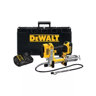   DEWALT Akumulátorový mazací lis 18 V (1 x 4,0 Ah batéria + nabíjačka) DCGG571M1