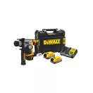 DEWALT Akumulátorová vŕtačka s príklepom 18 V bez uhlíkovej kefky (2 x 1,7 Ah akumulátor + nabíjačka + TSTAK) DCH172E2T
