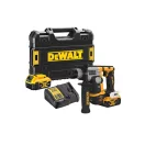 DEWALT Akumulátorová vŕtačka s príklepom 18 V bez uhlíkovej kefy (2 x 5,0 Ah batérie + nabíjačka) DCH172P2