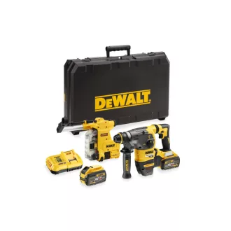   DEWALT Akumulátorová vŕtačka s príklepom 18 V bez uhlíkovej kefky (2 x 9,0 Ah batérie + nabíjačka) DCH335X2
