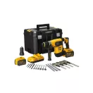 DEWALT Akumulátorová vŕtačka s príklepom 54 V (2 x 9,0 Ah akumulátor + nabíjačka + TSTAK) DCH417X2