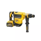 DEWALT Akumulátorová vŕtačka s príklepom 18 V bez uhlíkovej kefy (2 x 9,0 Ah batérie + nabíjačka) DCH614X2