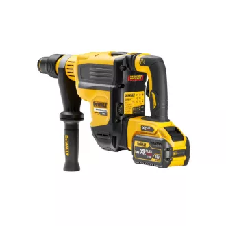   DEWALT Akumulátorová vŕtačka s príklepom 18 V bez uhlíkovej kefy (2 x 9,0 Ah batérie + nabíjačka) DCH614X2