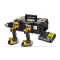DEWALT Akumulátorový výkonný set 18 V DCK2051E2T