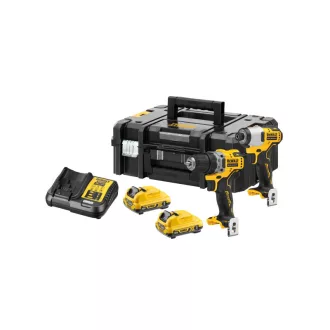 DEWALT Akumulátorový výkonnostný set 12 V DCK2110L2T