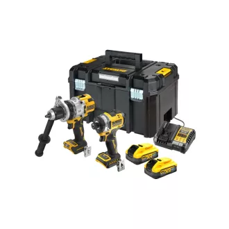   DEWALT Batériový balíček 18 V (DCF860 + DCD1007 + 2 x 5,0 Ah Power Stack batéria + nabíjačka + TSTAK)