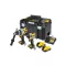 DEWALT Batériový balíček 18 V (DCF860 + DCD1007 + 2 x 5,0 Ah Power Stack batéria + nabíjačka + TSTAK)