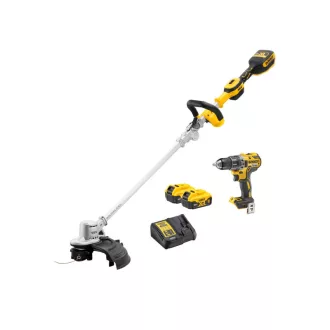   DEWALT Akumulátorový krovinorez + vŕtačka-skrutkovač DCD791 (2 x 5,0 Ah batéria + nabíjačka)