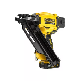   DEWALT Akumulátorový konštrukčný klincovač 34° 18 V (2 x 5,0 Ah akumulátor + nabíjačka) v kufríku