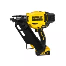 DEWALT Akumulátorový konštrukčný klincovač 34° 18 V (2 x 5,0 Ah akumulátor + nabíjačka) v kufríku
