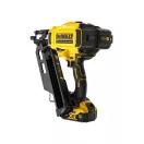 DEWALT Akumulátorový konštrukčný klincovač 34° 18 V (2 x 5,0 Ah akumulátor + nabíjačka) v kufríku