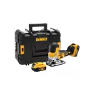 DEWALT Akumulátorová priamočiara píla 18 V (2 x 5,0 Ah batérie + nabíjačka) DCS335P2