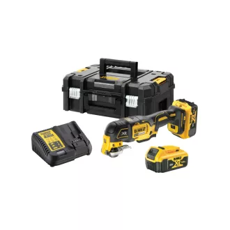   DEWALT Akumulátorový multifunkčný stroj 18 V bez uhlíkovej kefky (2 x 5,0 Ah akumulátor + nabíjačka) DCS356P2