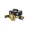 DEWALT Nabíjateľná sablíková píla 18 V bez batérie (2 x 5,0 Ah Power Stack batéria + nabíjačka + TSTAK)
