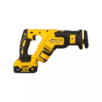   DEWALT Akumulátorová priamočiara píla 18 V bez uhlíkovej kefky (2 x 5,0 Ah batérie + nabíjačka) DCS367P2