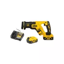 DEWALT Akumulátorová priamočiara píla 18 V bez uhlíkovej kefky (2 x 5,0 Ah batérie + nabíjačka) DCS367P2