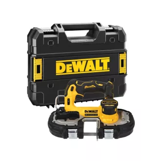   DEWALT Akumulátorová pásová píla 18 V bez uhlíkovej kefky (bez akumulátora + nabíjačky, TSTAK) DCS377NT