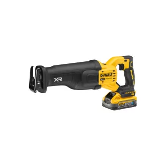   DEWALT Akumulátorová sablíková píla 18 V (2 x 5,0 Ah PowerStack akumulátor + nabíjačka) v kufri TSTAK