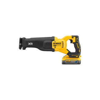   DEWALT Akumulátorová sablíková píla 18 V (2 x 5,0 Ah PowerStack akumulátor + nabíjačka) v kufri TSTAK