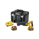 DEWALT Akumulátorová priamočiara píla 18 V bez uhlíkovej kefky (2 x 9,0 Ah batérie + nabíjačka) DCS389X2