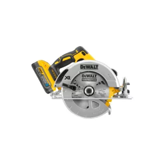   DEWALT Akumulátorová kotúčová píla 18 V bez batérie 184 mm (2 x 5,0 Ah Power Stack batéria + nabíjačka + TSTAK)