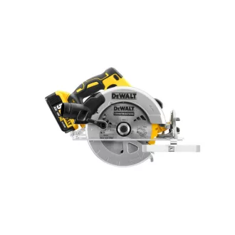   DEWALT Akumulátorová okružná píla 18 V bez uhlíkovej kefky (2 x 5,0 Ah batérie + nabíjačka) DCS570P2