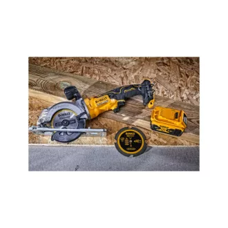   DEWALT Akumulátorová okružná píla 18 V bez uhlíkovej kefky (2 x 5,0 Ah batérie + nabíjačka) DCS571P2