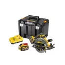 DEWALT Akumulátorová okružná píla 18 V bez uhlíkovej kefy (2 x 9,0 Ah batérie + nabíjačka) DCS578X2