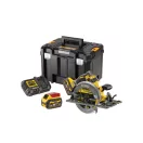 DEWALT Akumulátorová okružná píla 18 V (2 x 6,0 Ah batérie + nabíjačka) DCS579T2
