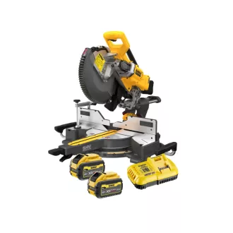   DEWALT Akumulátorová pokosová píla 18 V (2 x 9,0 Ah akumulátor + nabíjačka) DCS781 x 2