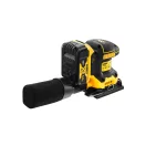 DEWALT Akumulátorová vibračná brúska 18 V bez uhlíkovej kefky (2 x 5,0 Ah akumulátor + nabíjačka) DCW200P2