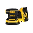 DEWALT Akumulátorová vibračná brúska 18 V bez uhlíkovej kefky (2 x 5,0 Ah akumulátor + nabíjačka) DCW210P2