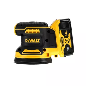   DEWALT Akumulátorová vibračná brúska 18 V bez uhlíkovej kefky (2 x 5,0 Ah akumulátor + nabíjačka) DCW210P2