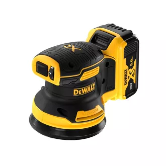   DEWALT Akumulátorová vibračná brúska 18 V bez uhlíkovej kefky (2 x 5,0 Ah akumulátor + nabíjačka) DCW210P2