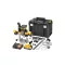 DEWALT Batériový horný frézač 18 V 12 mm (2 x 5,0 Ah Power Stack batéria + nabíjačka + TSTAK)