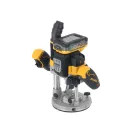 DEWALT Batériový horný frézač 18 V 12 mm (2 x 5,0 Ah Power Stack batéria + nabíjačka + TSTAK)