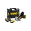 DEWALT Akumulátorový hoblík 18 V bez uhlíkovej kefky (2 x 5,0 Ah batérie + nabíjačka) DCW682P2