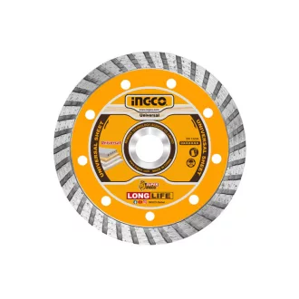 INGCO Diamantový rezný kotúč 230 x 10 x 22,2 mm turbo