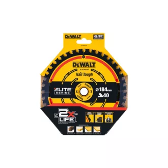   DEWALT EXTREME Pílový kotúč na drevo 184 x 16 x 1,65 mm / 40T