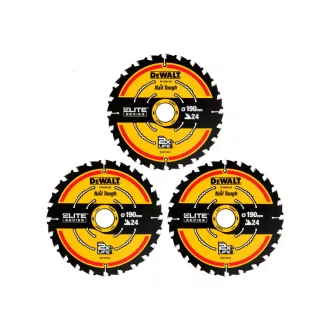   DEWALT EXTREME Pílový disk na drevo 190 x 30 x 1,65 mm / 24T (3 ks)