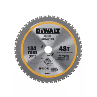 DEWALT Pílový kotúč na kov 184 x 20 x 1,6 mm / 48T