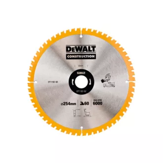 DEWALT Pílový kotúč na drevo 254 x 30 x 2,4 mm / 60T ATB
