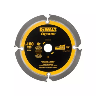   DEWALT EXTREME Pílový kotúč na cementové drevovláknité dosky 160 x 20 x 1,8 mm / 4T