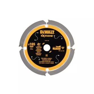   DEWALT EXTREME Pílový kotúč na cementové drevovláknité dosky 165 x 20 x 1,8 mm / 4T