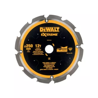   DEWALT EXTREME pílový kotúč na cementotrieskové dosky 250 x 30 x 2,2 mm / 12T