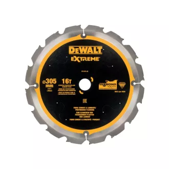   DEWALT EXTREME Pílový kotúč na cementovo spájanú drevotriesku 305 x 30 x 2,4 mm / 16T