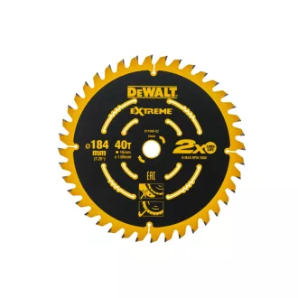   DEWALT ELITE Pílový kotúč na drevo 184 x 16 x 1,6 mm / 40 zubov