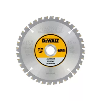 DEWALT Pílový kotúč na hliník 165 x 20 x 1,49 mm / 36T